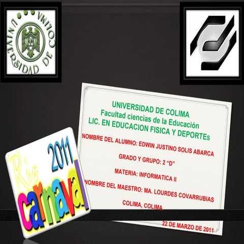 Presentacion de power point de carnaval