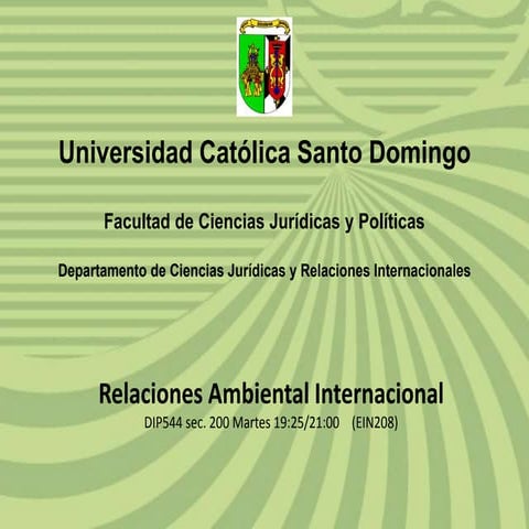 Presentacion derecho ambiental internacional 2021