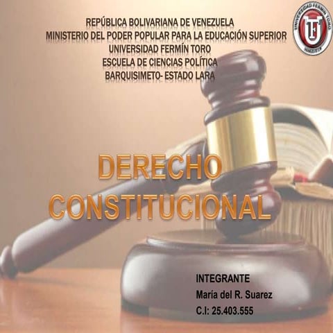 derecho constitucional evolucion y origen