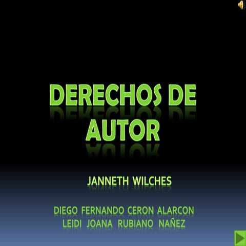 Presentacion Derechos De Autor