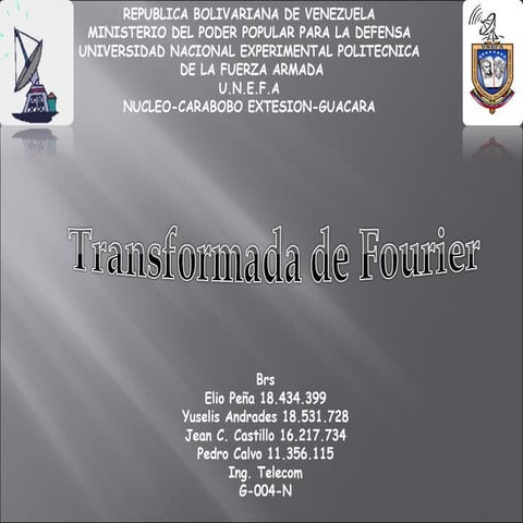 Presentacion De Serie De Fourier