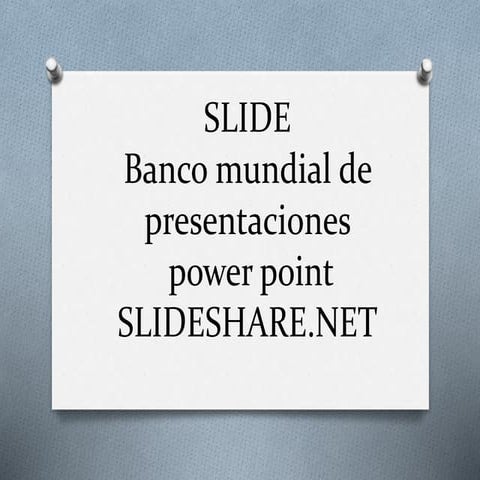 Presentacion de slideshare taller