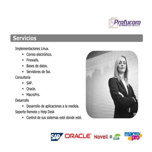 Presentacion de soluciones profucom
