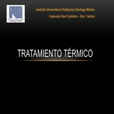Tratamientos termicos