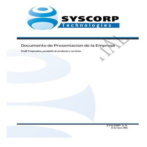 Presentacion de una empresa