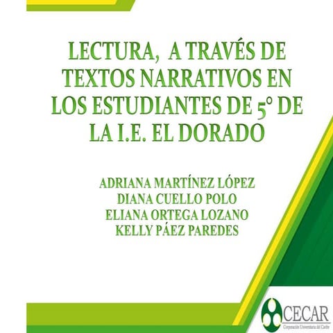 Textos Narrativos en  Estudiantes