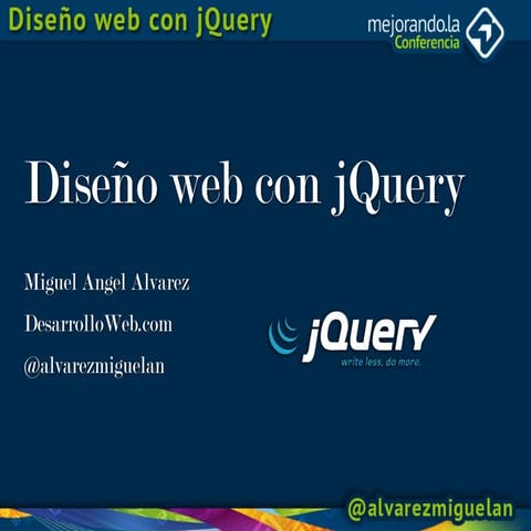 Presentacion diseño web con jquery