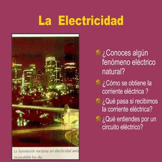 Presentacion Electricidad