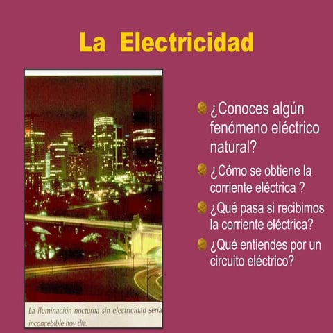 Presentacion Electricidad