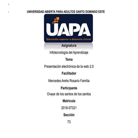 Presentacion electronica de la web 2.0