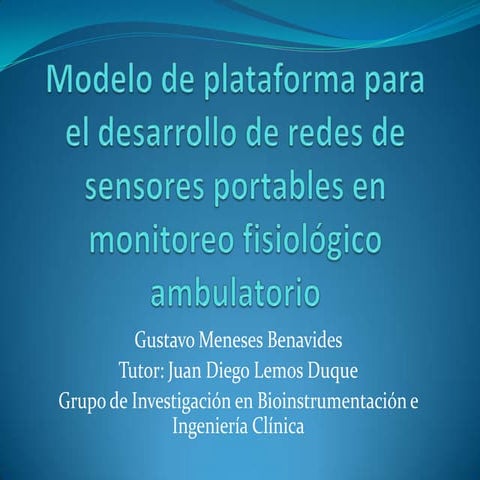 Presentacion Plataforma EnViBo