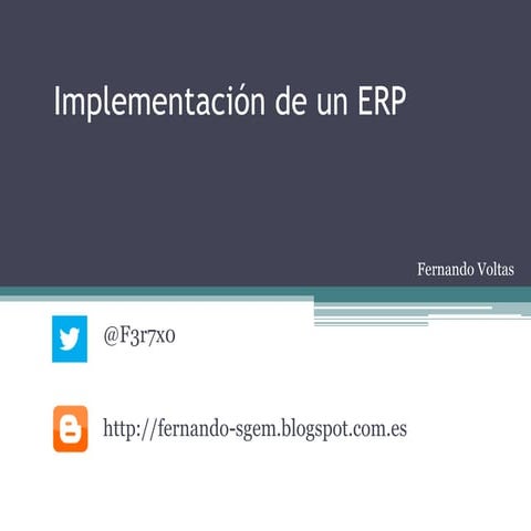Presentacion ERP