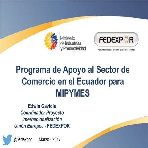 Presentaciones de evento de la Unión Europea