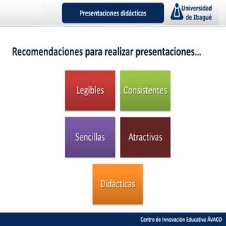 Presentaciones didácticas