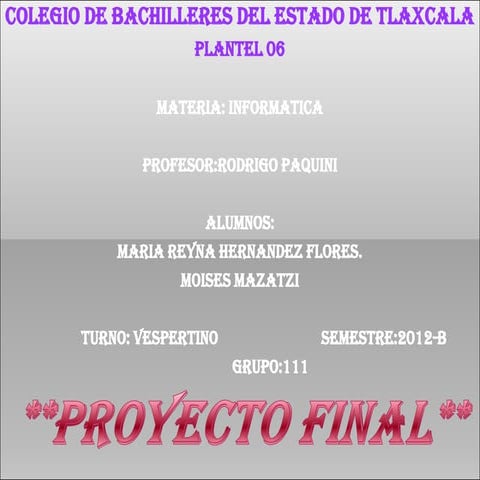 Presentaciones electronicas