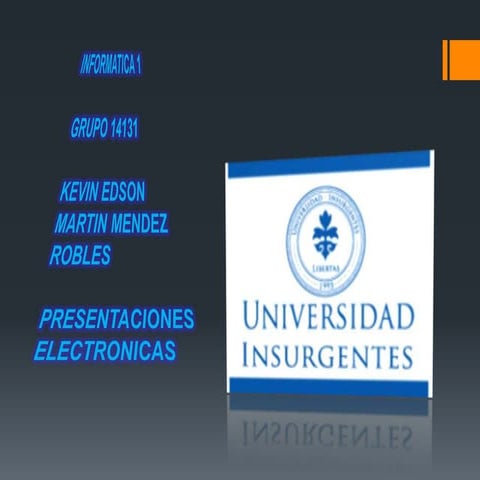 Presentaciones electronicas