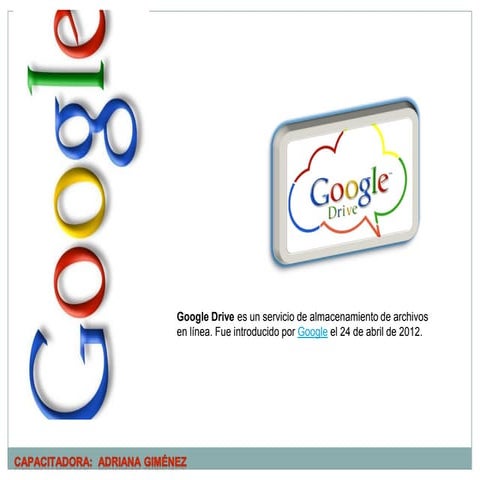 Presentaciones en google drive
