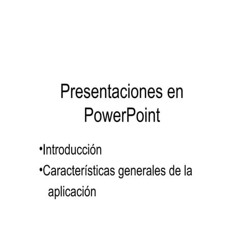 Presentaciones en power point