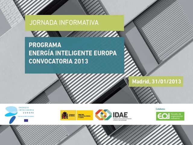 Jornada Informativa Energía Intelig...