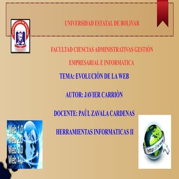 Presentaciones Javier Carrion Cuenca