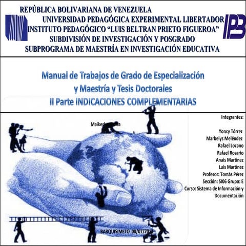 Presentaciones manual upel ii parte.terminad | PPT