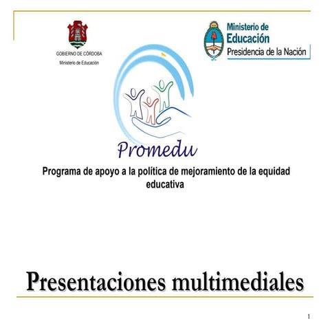 Presentaciones multimediales