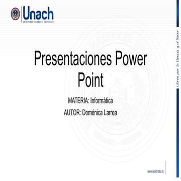 Presentaciones power point