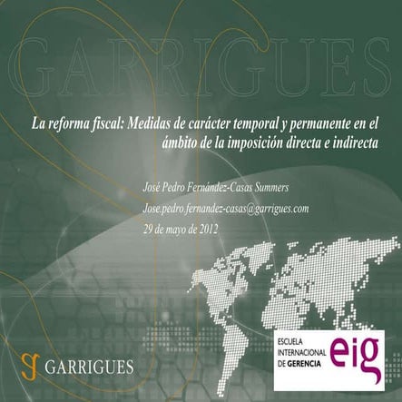 La Reforma Fiscal actualizada