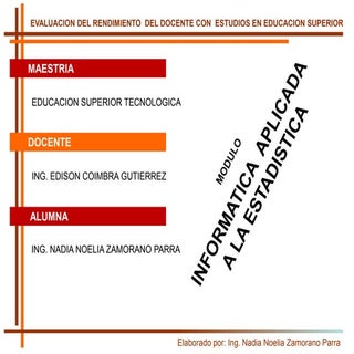 Estadistica Aplicada