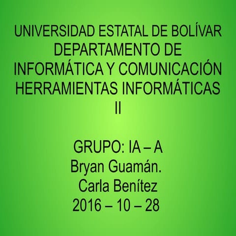 Presentacion evolucion de la web ppt carla