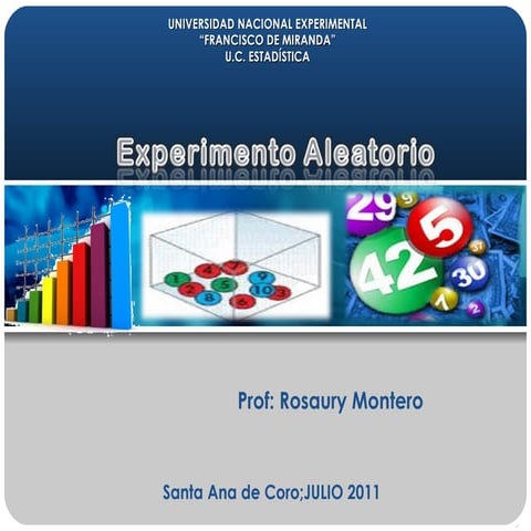 Presentacion  experimento aleatorio y probabilidad