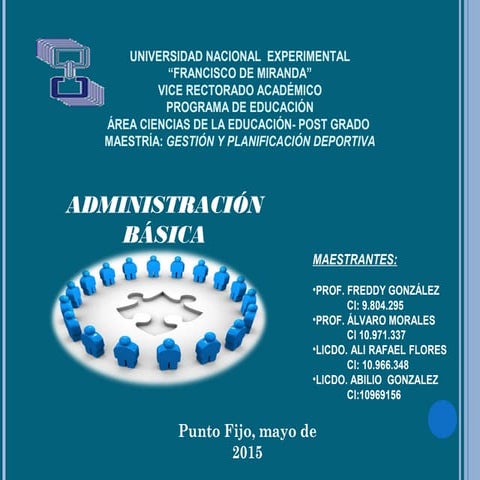 ADMINISTRACION BASICA