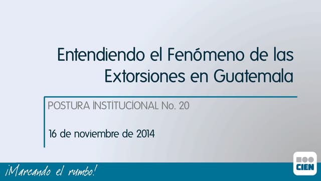 Entendiendo el Fenómeno de Extorsio...