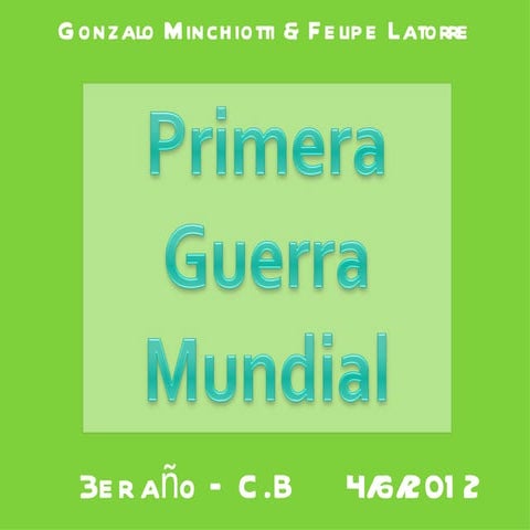 Presentacion Felipe Latorre y Gonzalo Minchiotti