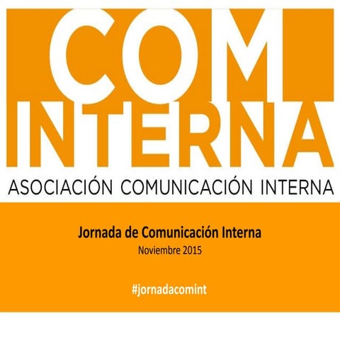 Jornada anual Asociación Com Interna 2015