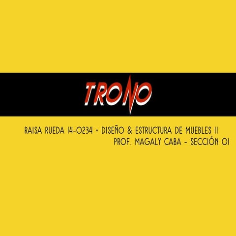 Presentación final trono impossible