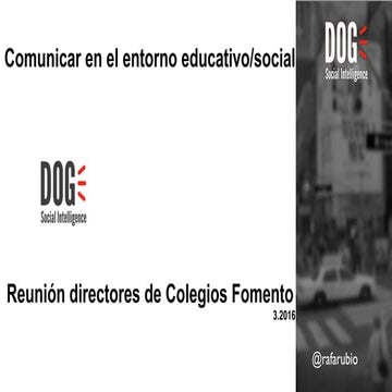 La comunicación en entornos socio educativos