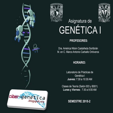 Presentacion genetica i_2015-2(grupo_5469)