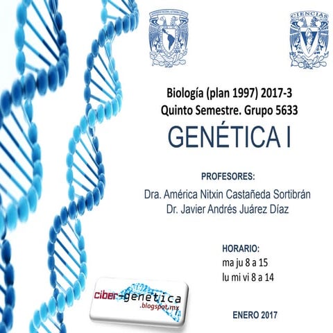 Presentacion genetica 2017