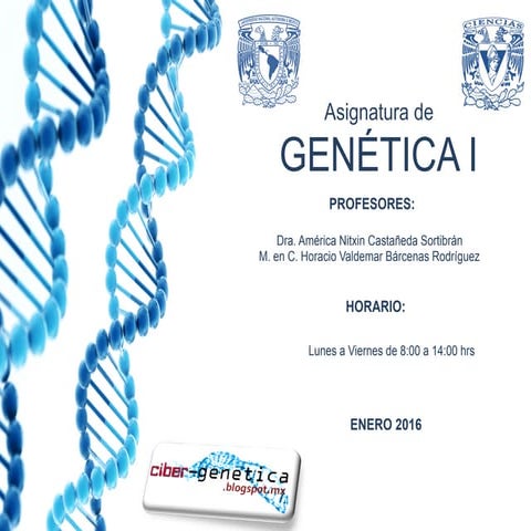 Presentacion genetica i_américa_horacio