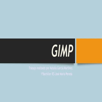 Presentación gimp.