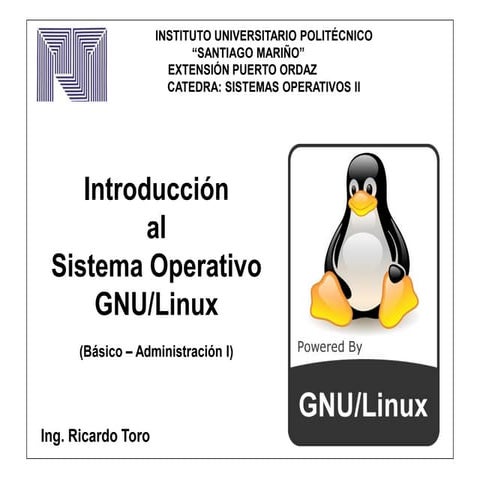 Presentacion GNU Linux