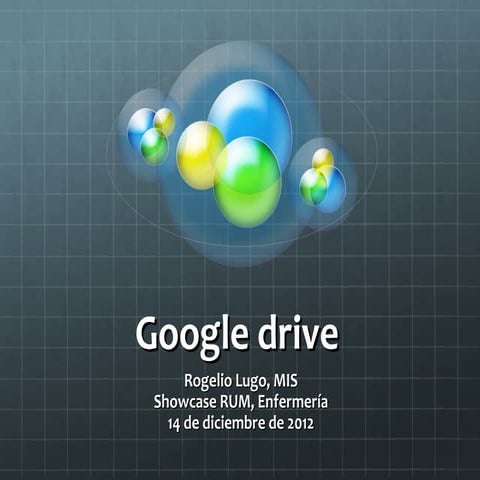 Presentación google drive(1)