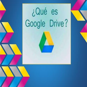 Presentacion google drive ppt