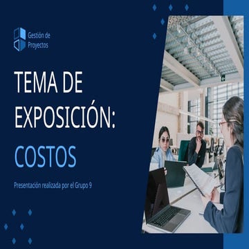 Gestión de Costos del Proyecto | PPTX
