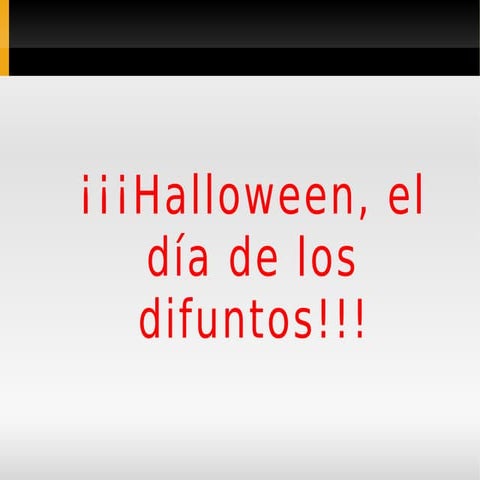 Presentacion Halloween