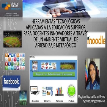 Presentacion herramientas tecnológicas aplicadas a la educación superior para