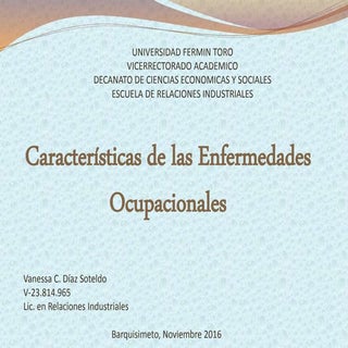 Enfermedades Ocupacionales