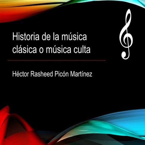 historia de la música clasica