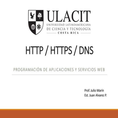 Presentacion HTTP/HTTPS/DNS